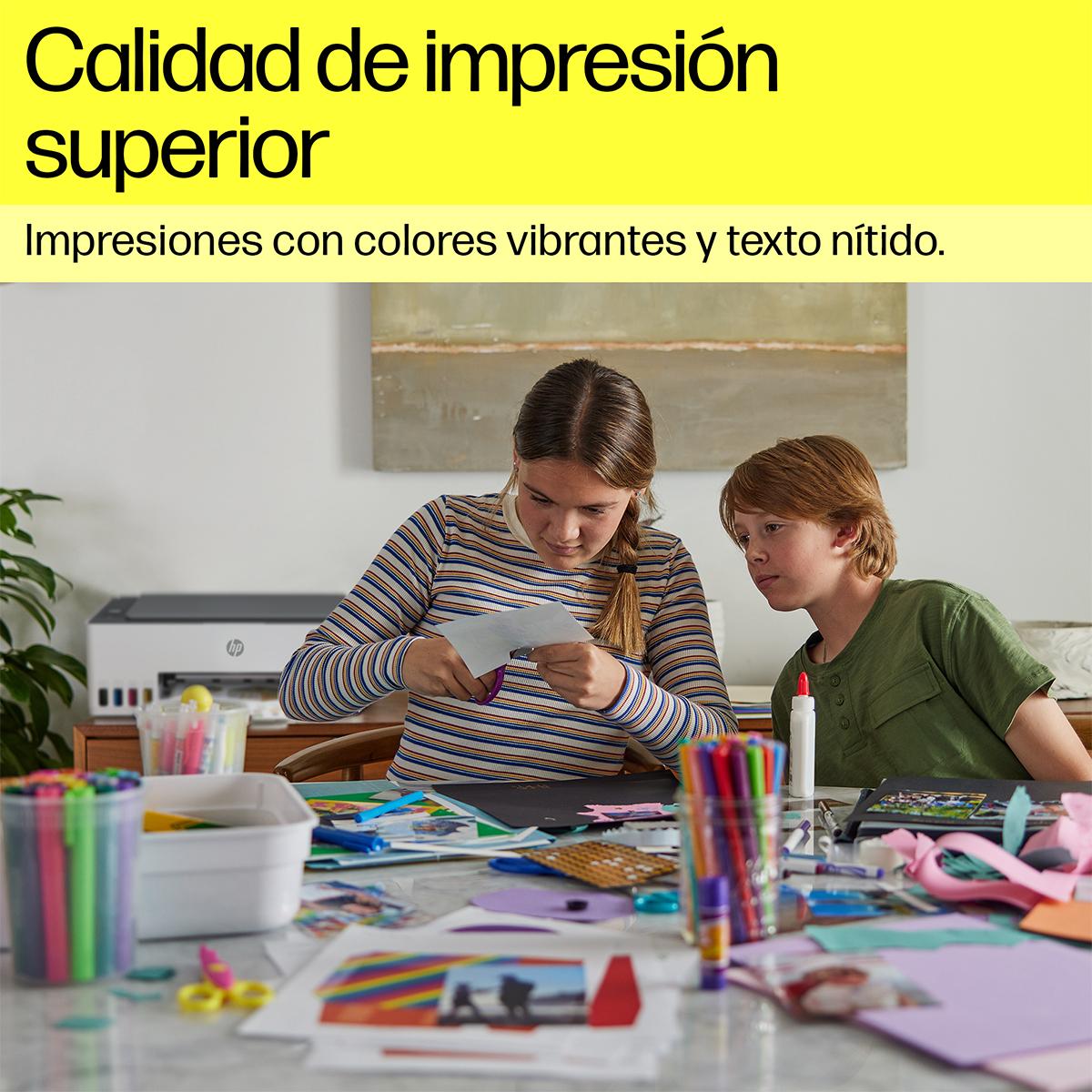 Impresora Multifunción A Color Blanco Hp Smart Tank 580 Con Wifi 220v 1f3y2a