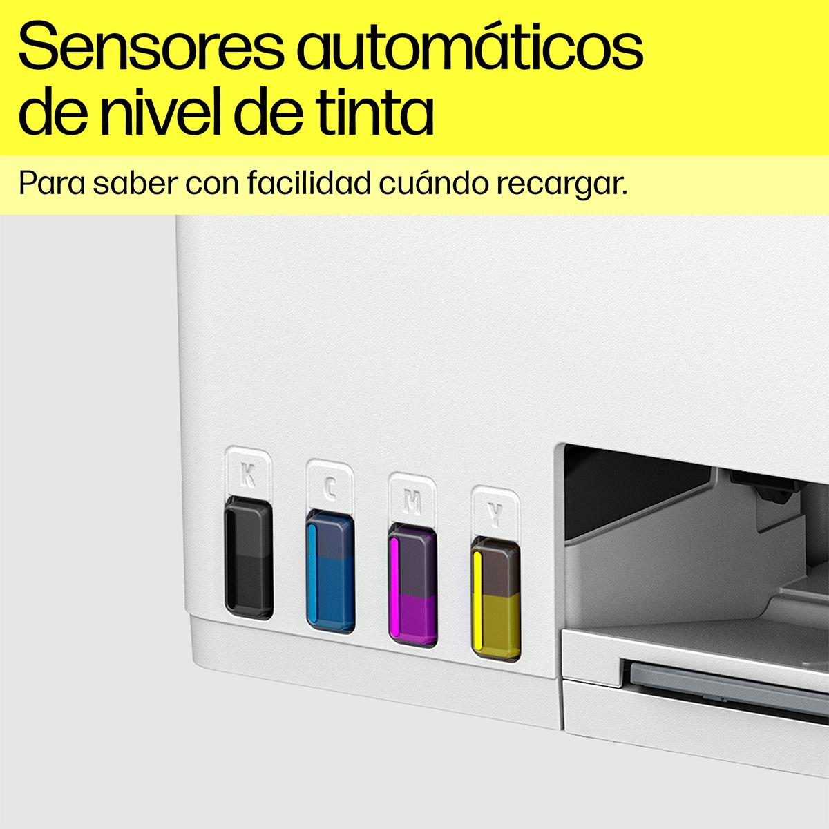Impresora Multifunción A Color Blanco Hp Smart Tank 580 Con Wifi 220v 1f3y2a