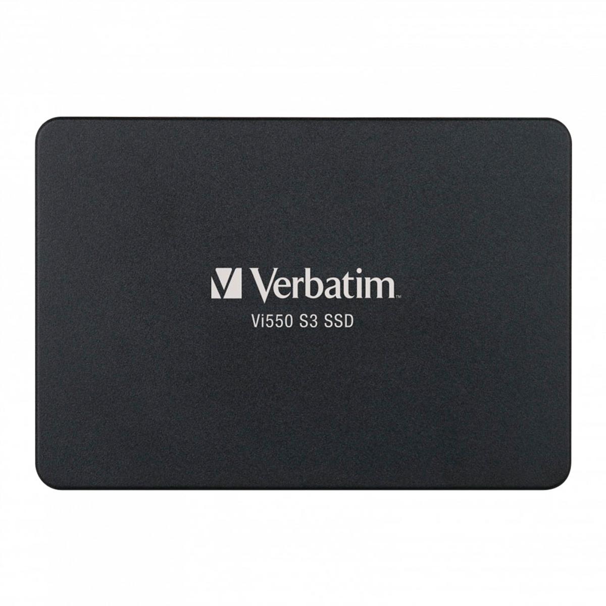 Disco Solido Interno Ssd Verbatim Vi550 256gb Sata 3 2.5 Color Negro