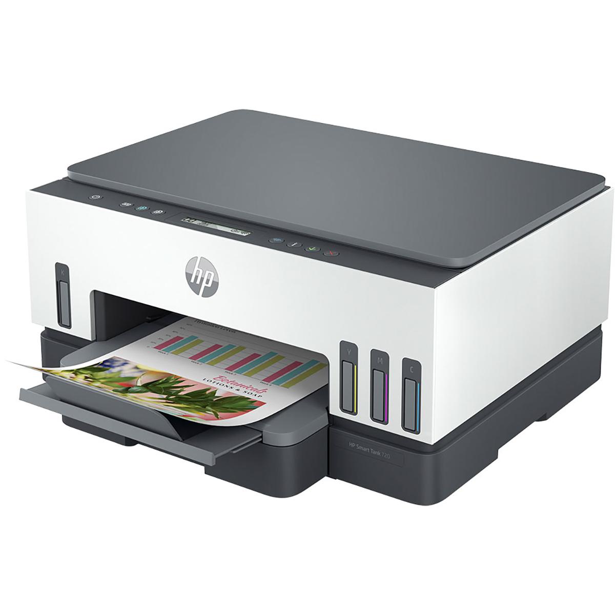 Impresora Multifunción A Color Hp Smart Tank 720 Con Wifi 220v
