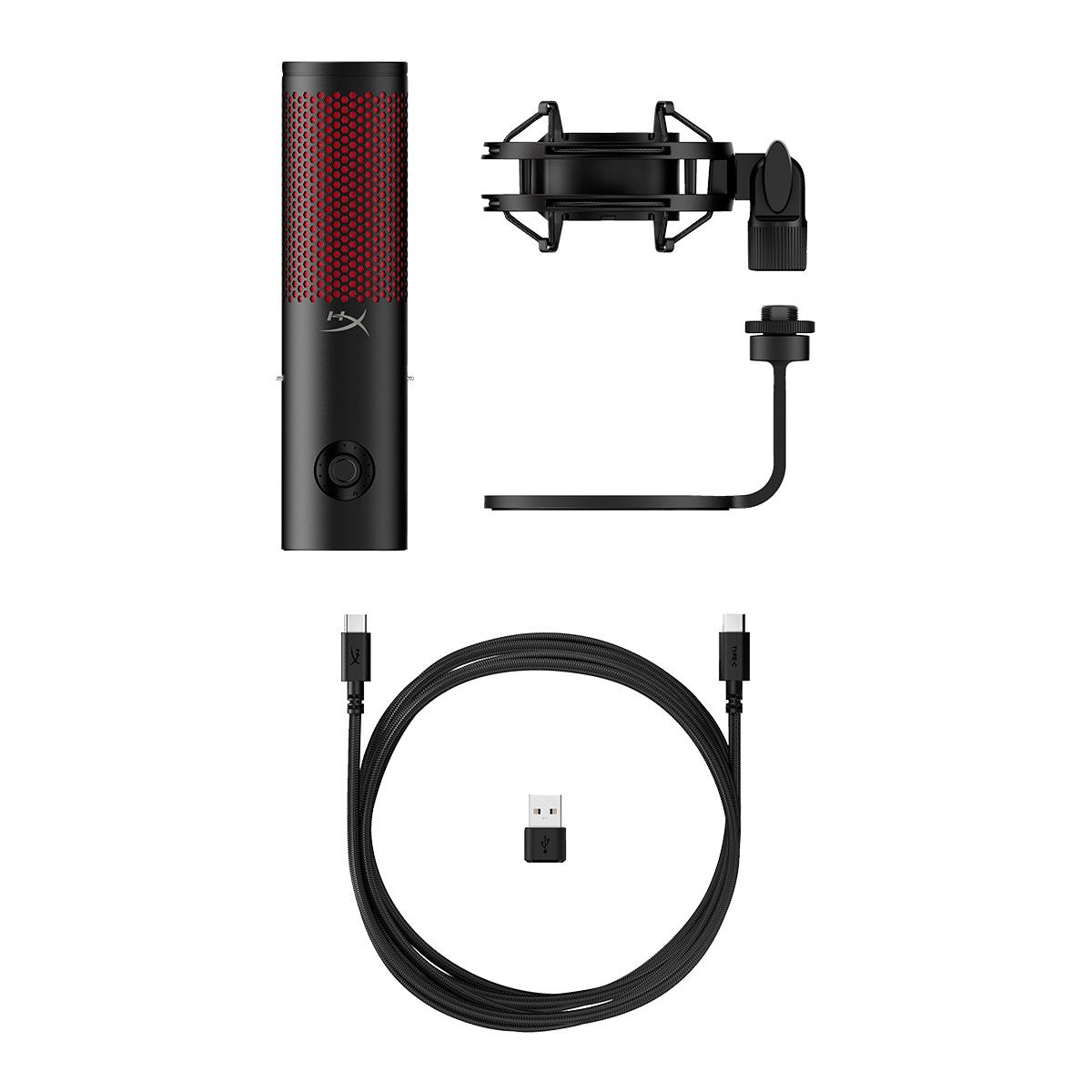 Micrófono Usb Hyperx Quadcast 2 Para Juegos, Streaming