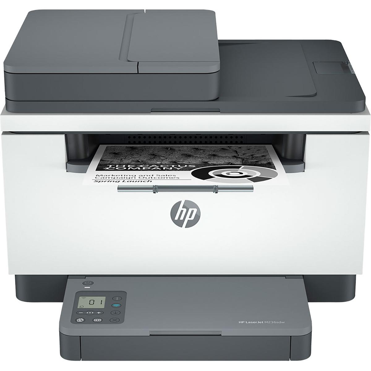 Impresora Multifunción Monocromática Hp Laserjet M236sdw Con Wifi 220v