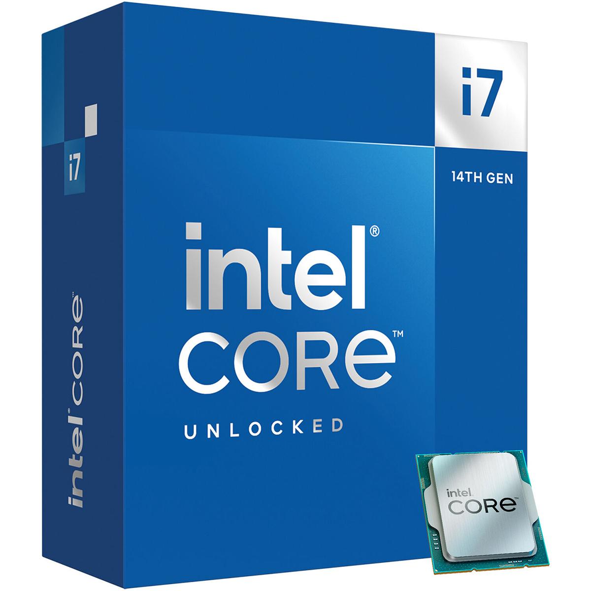 Microprocesador Intel Core i7-14700K 14th Gen LGA1700 20 Core 2.5 Ghz- 5.6 Ghz