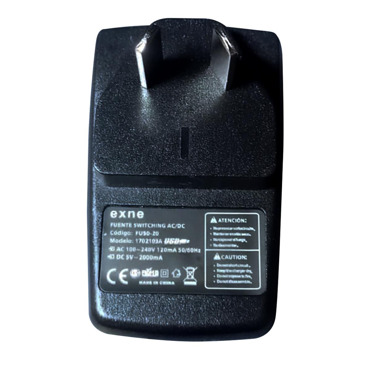 GENERICA Cargador Exne Usb Para Tablet Celular 5v A 2a