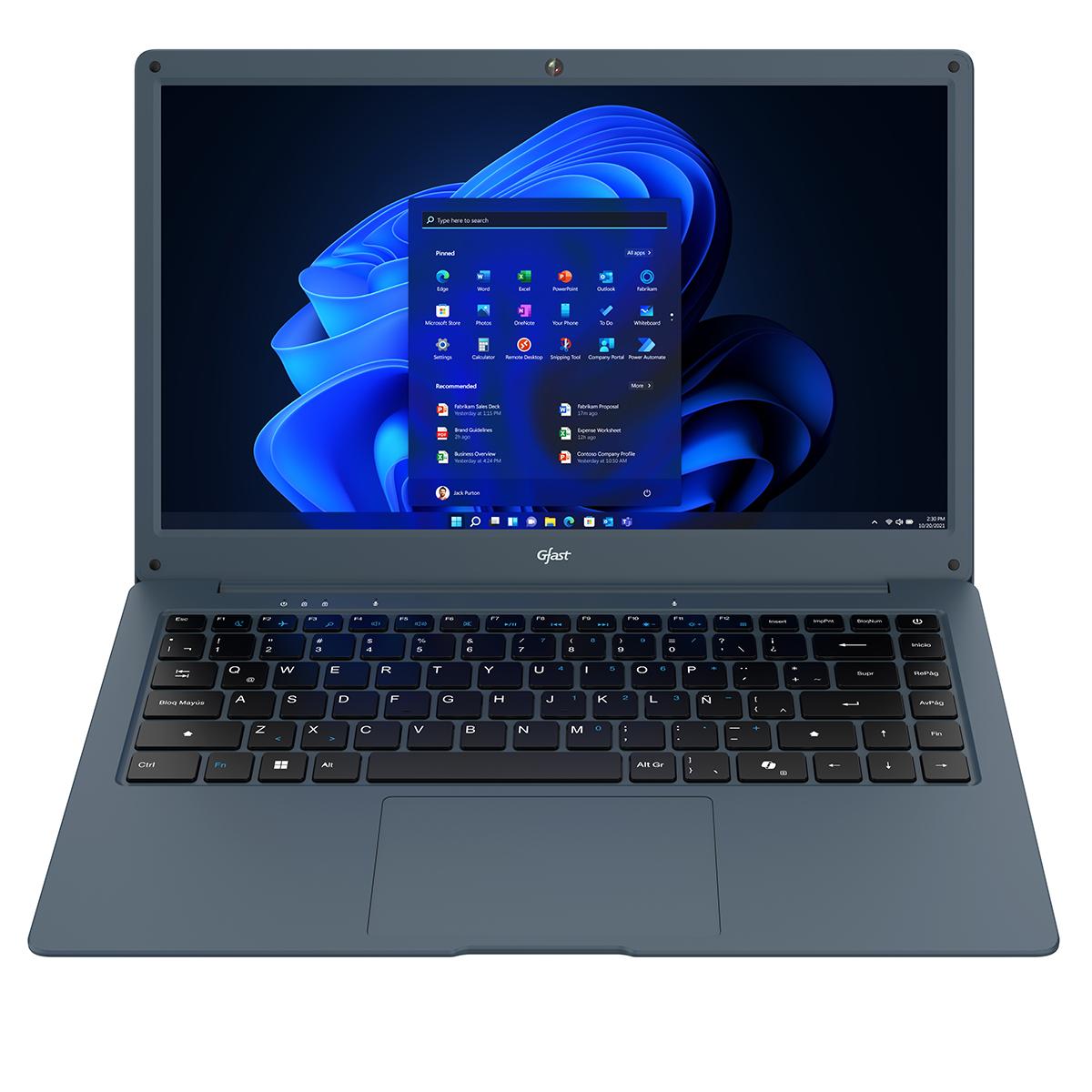 Notebook Gfast N-154 Intel Celeron 4gb 128gb Ssd Windows 11 Gris