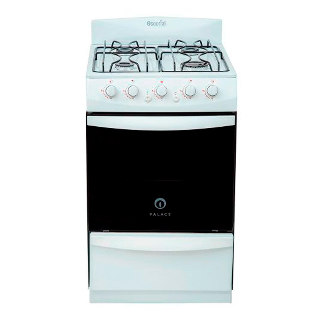Cocina Escorial Palace Cristal Blanca Gas Licuado Color Blanco