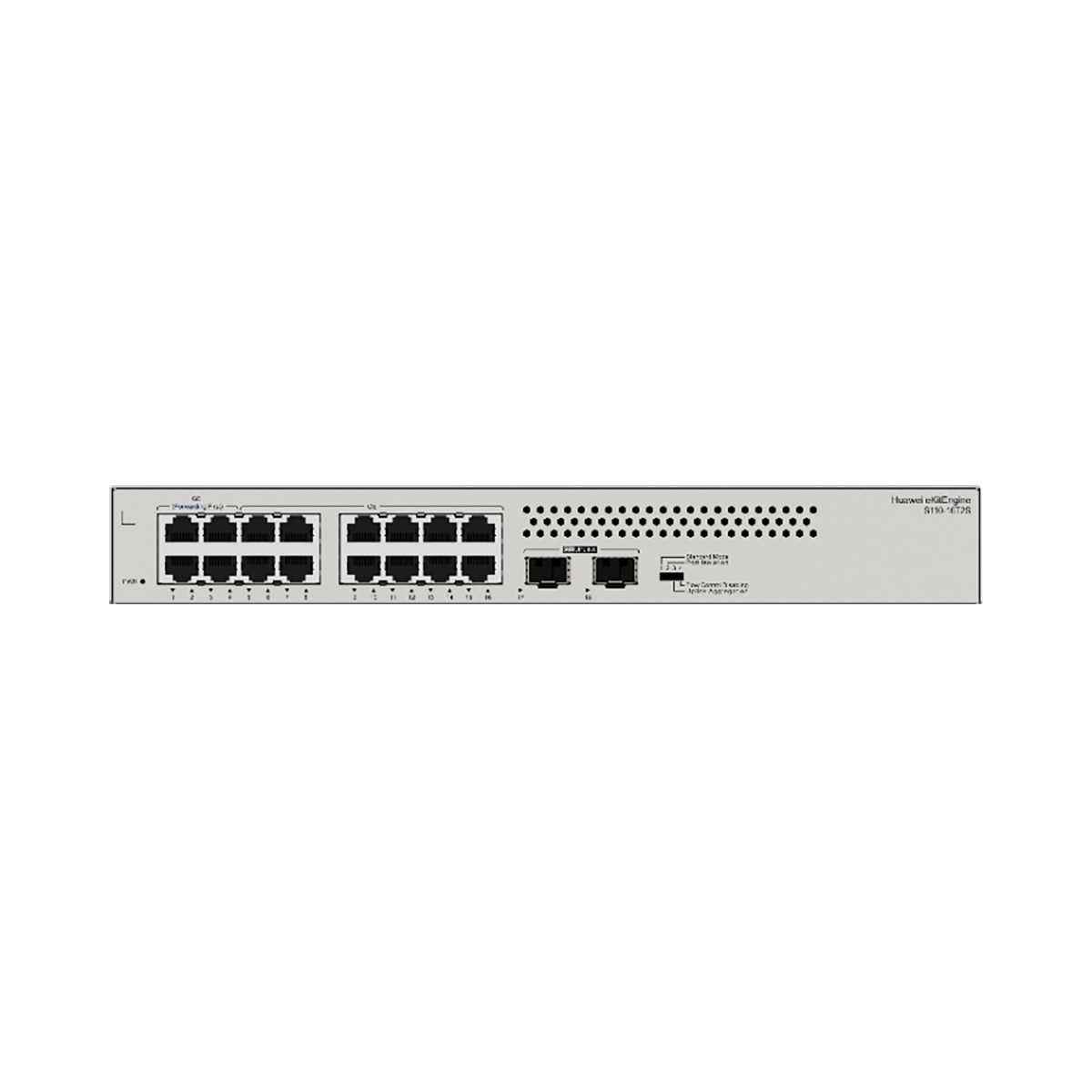 Switch HUAWEI eKit S110-16T2S de 16 puertos 26.78 Mpps