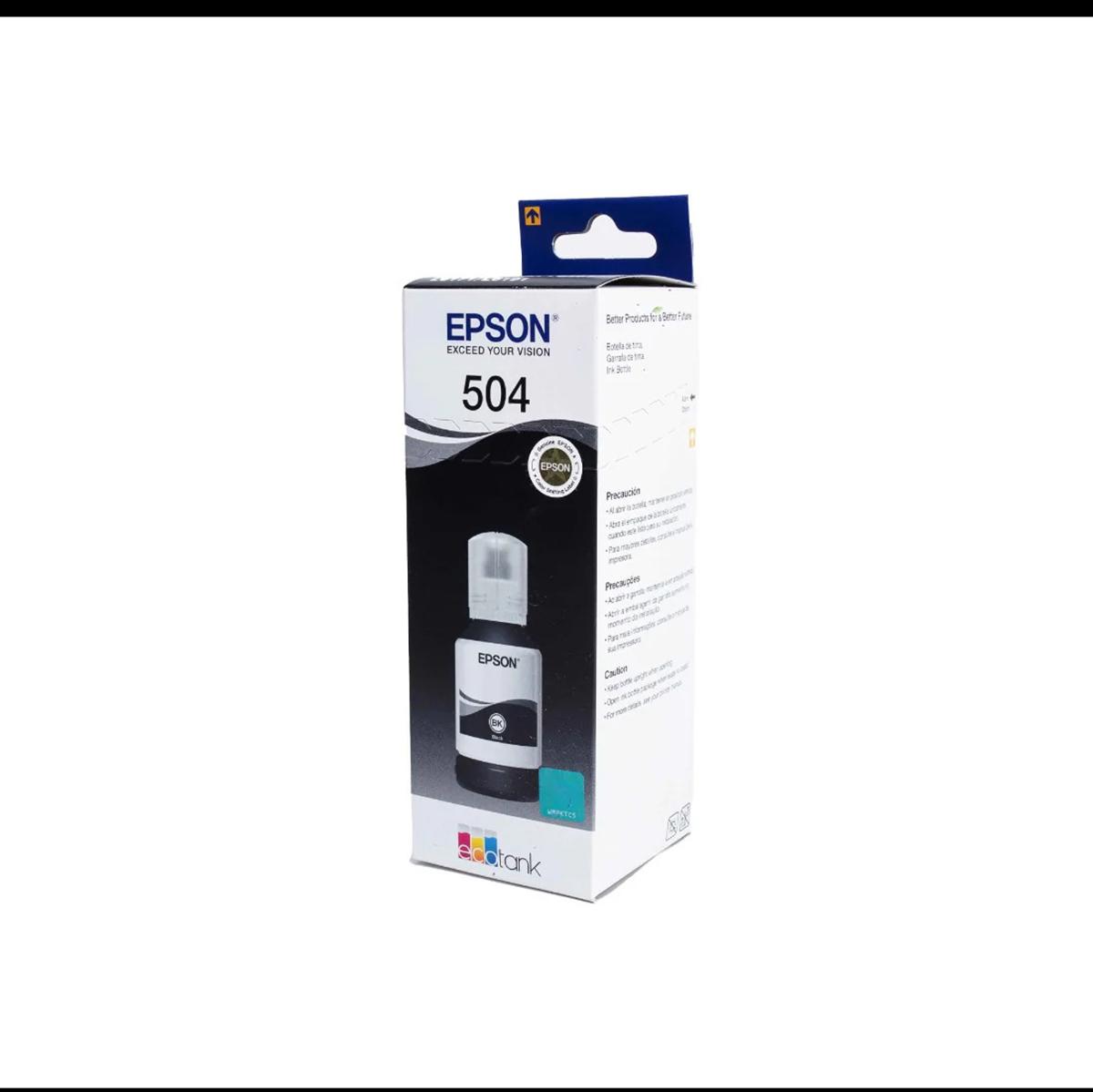 Tinta Epson T504120 Negro 127ml Original Para L4150 Y L4160 Negro — foto 3