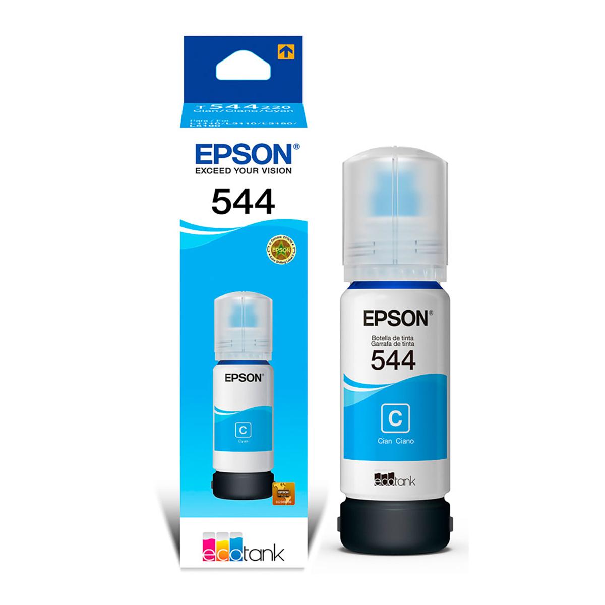 Botella de Tinta Epson T544220-AL cian