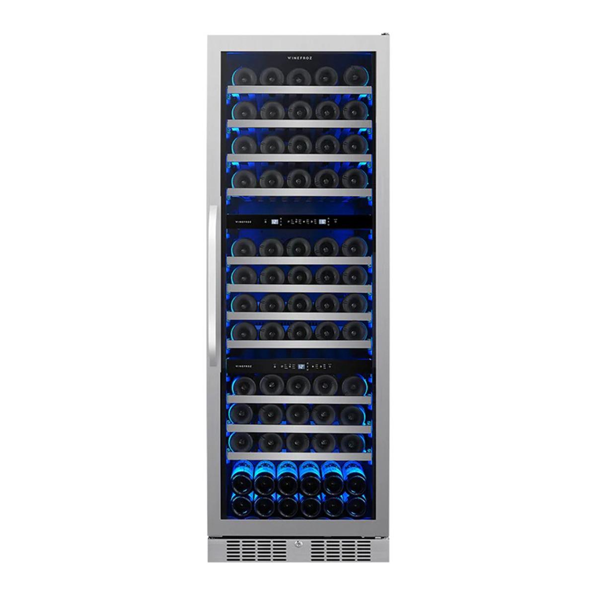 Cava Winefroz Wifi Luxury Edition Acero Inoxidable Para 119 Bot - Triple Temperatura