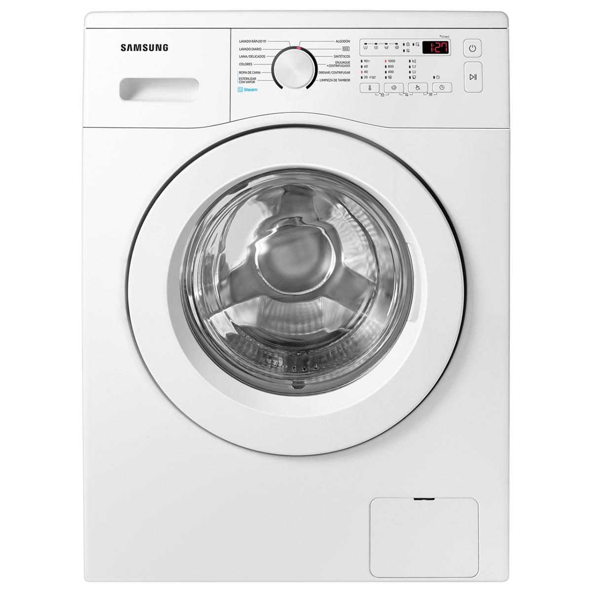 Lavarropas Samsung Ww70a4000 Automático Carga Frontal 7 Kg Inverter Blanco