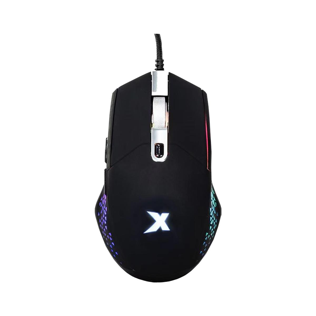 Mouse Gaming Xgm-230 6 Botones 7200 Dpi X-micro Pc-xbox-ps4 Color Negro Rgb
