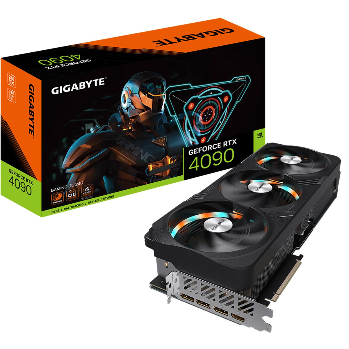Placa de video Gigabyte Geforce RTX 4090 Gaming 24GB GDDR6X OC Placa de video Gigabyte Geforce RTX 4090 Gaming 24GB GDDR6X OC